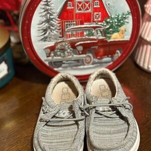 Hey Dude Gray Kids Shoes